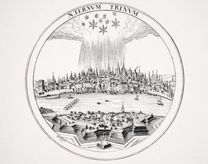 Ansicht von Köln, nach einem Kupferstich in 